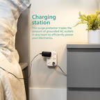 Philips EZFit 6-Outlet Surge Protector Outlet Extender, Wall Tap, Grounded - Image 4