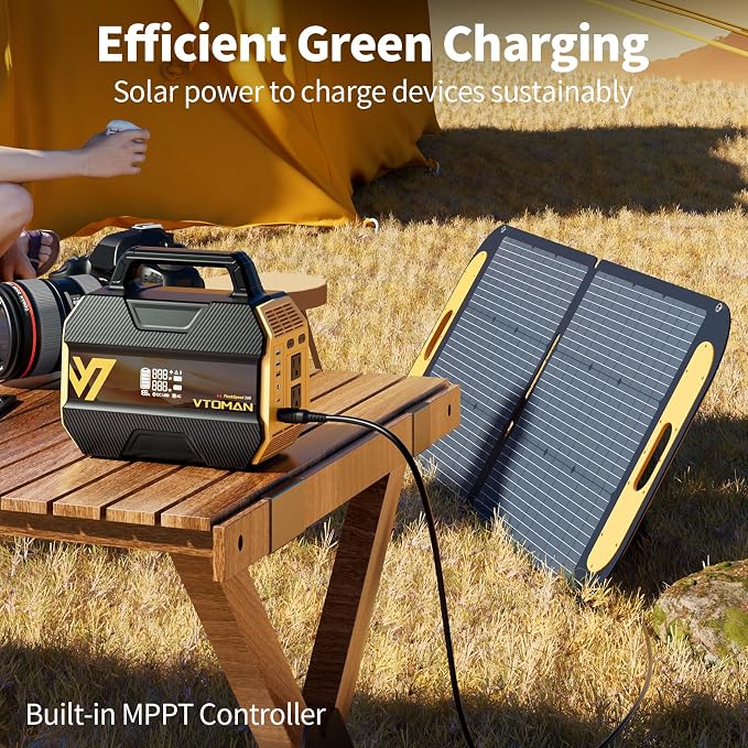 VTOMAN FlashSpeed 300 Portable Power Station 300W, 230Wh Solar Generator - Image 8