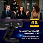 Smart 4K Compact Video Conference Camera – Ultra HD 120° Wide Lens, AI - Image 4