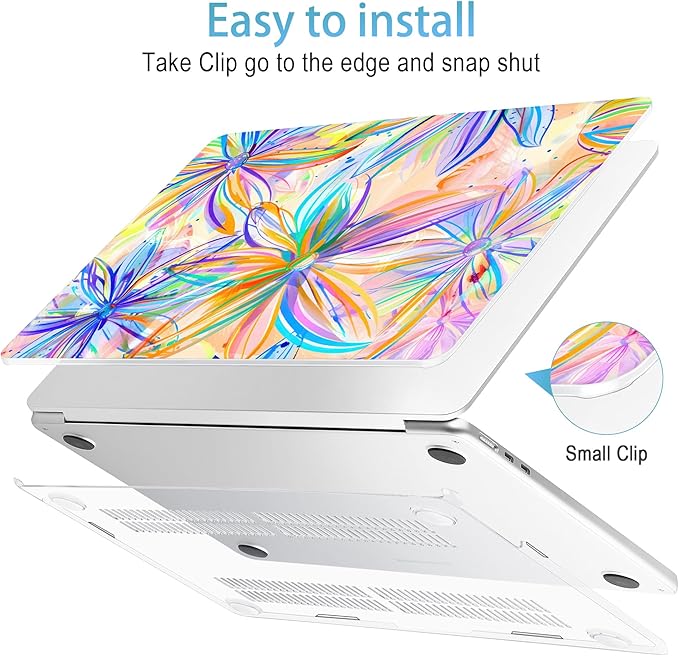 Mektron for 2025 M4 MacBook Air 13.6 Inch A3240 Case Fits 2023 A2681 M2 2024 - Image 3