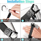 Weewooday 6 Pieces Mobile Phone Security Hand Strap Holder Security Hand Grip - Image 3