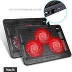 Havit HV-F2056 15.6-17 Inch Laptop Cooler Cooling Pad - Image 2