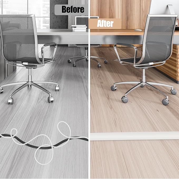 Floor Cord Cover Cable Cavity Self Adhesive Cord Hider Floor Floor Cable - Image 5