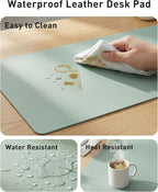 Aothia Faux Leather Desk Mat - Image 7