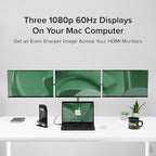 Plugable 14-in-1 USB C Docking Station | 4X HDMI Quad Dock - Image 4