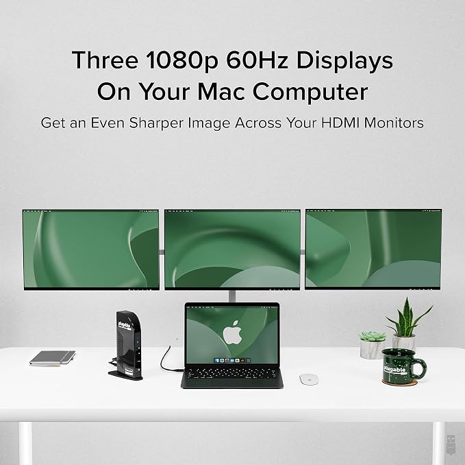 Plugable 14-in-1 USB C Docking Station | 4X HDMI Quad Dock - Image 4