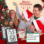 Antonki 2-Pack Room Thermometer, Digital Small Hygrometer Indoor Thermometer - Image 7