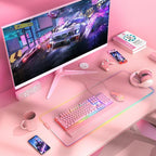 RedThunder K10 Wired Gaming Keyboard and Mouse and Wrist Rest Combo, RGB Backlit - Image 2
