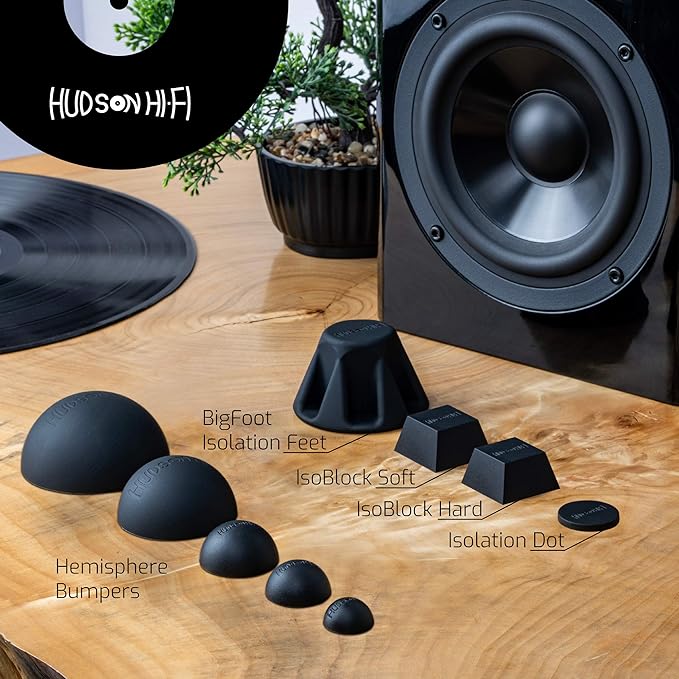1" Platinum Silicone Speaker Isolation Pads - Image 6