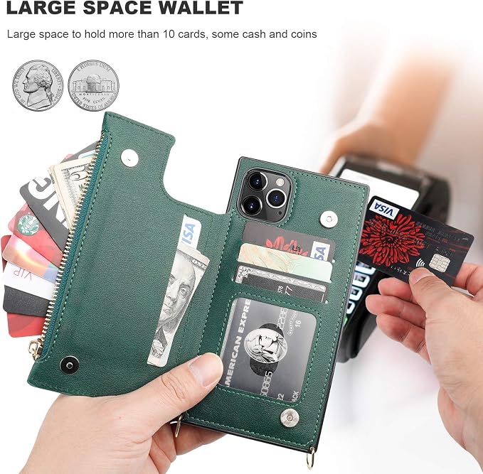 Bocasal Crossbody Wallet Case for iPhone 11 Pro Max - Image 4