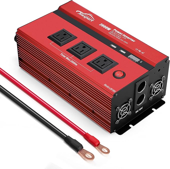 2000w 12v Car Power Inverters for Vehicles Truck by TwingRepublic