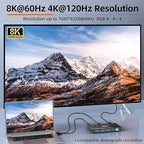KVM Switch 1 Monitor 2 Computers 8K@60Hz, HDMI KVM Switches - Image 7