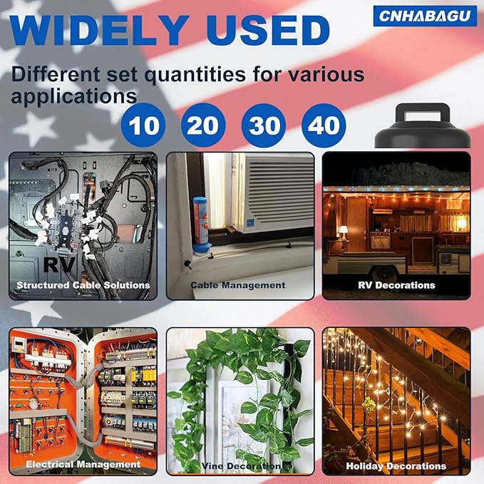 Magnet Zip Tie Mount Magnetic Zip Ties Mount Base Holder Multipurpose Wire - Image 7