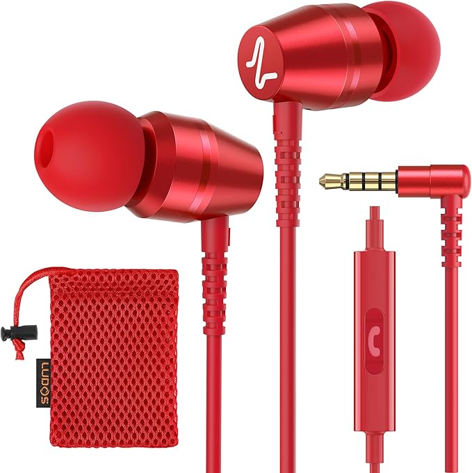 LUDOS OMNITONE Wired Earbuds in-Ear Headphones, 5 Years Warranty, Earphones by Ludos