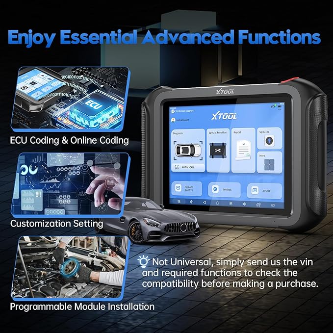 XTOOL D9S Automotive Diagnostic Tool, Wireless OBD2 Scanner - Image 5