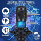 F993 All-in-One Podcast Equipment Bundle，BM-800 Recording Studio Package - Image 3