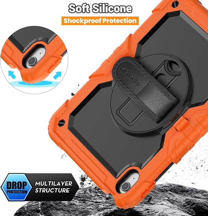 SEYMAC for iPad 11th/10th Generation Case 2025/2022, Sturdy Heavy Duty - Image 7