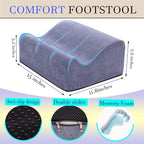 Foot Rest for Under Desk at Work, Ergonomic Under Desk Footrest - Image 5