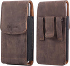 Phone Holster Pouch Case Belt Clip Loops Card Slot by Bourisen