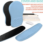 2-in-1 Ergonomic Set, Wave Rise Keyboard Wrist Rest and Massage Bulge Slope - Image 6