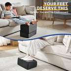 Foot Rest for Under Desk at Work, Adjustable Footrest for Office Chair & Gaming - Image 8