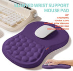 2-in-1 Ergonomic Set, Wave Rise Keyboard Wrist Rest and Massage Bulge Slope - Image 3