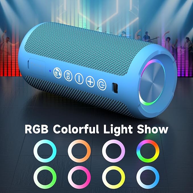 Ortizan Portable Bluetooth Speakers, IPX7 Waterproof Wireless Speaker - Image 7