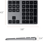 Satechi Bluetooth Extended Numeric Keypad, Slim Rechargeable 34-Key Numberpad - Image 5