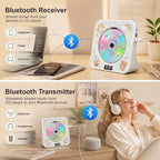 Gueray CD Player Portable Bluetooth Desktop CD Player - Image 2