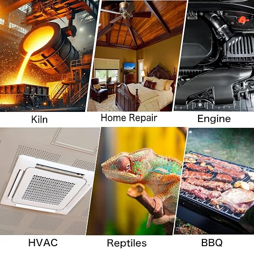 50:1 Infrared Thermometer Gun, -58°F to 2732°F Non-Contact Laser Temperature Gun - Image 10