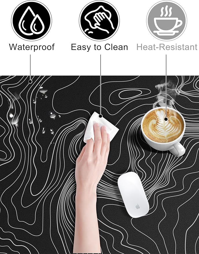 TopMade Mouse Pad with 15W Fast Wireless Charging, 31.5"x15.75" XXL Large - Image 7
