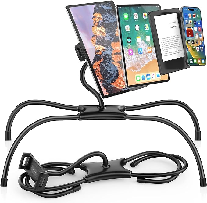AboveTEK iPad Holder for Bed, Adjustable Tablet Bed Stand Mount, 360° by AboveTEK