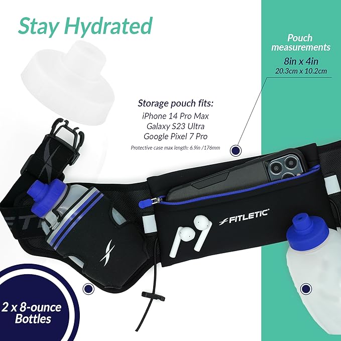 Fitletic Hydration Running Belt - Image 2