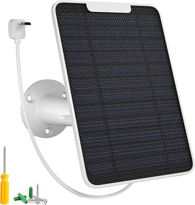 5W Arlo Solar Panel Charger Compatible by FOHOA