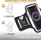 TRIBE Running Phone Holder Armband. iPhone & Galaxy Cell Phone Sports Arm Bands - Image 5