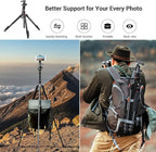 SmallRig CT-20 Camera Tripod, 78.7" Foldable Aluminum Tripod & Monopod - Image 7