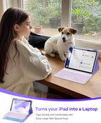Folio Keyboard Case for iPad 10th Gen 10.9 inch and iPad 11th, Magnetic - Image 9
