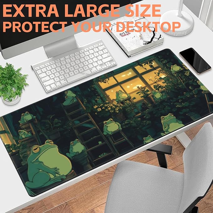 Mouse Pad Large Cute Frogs Non-Slip Game Desk Mat - Image 6