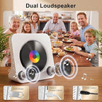 Gueray CD Player Portable Bluetooth Desktop CD Player - Image 5