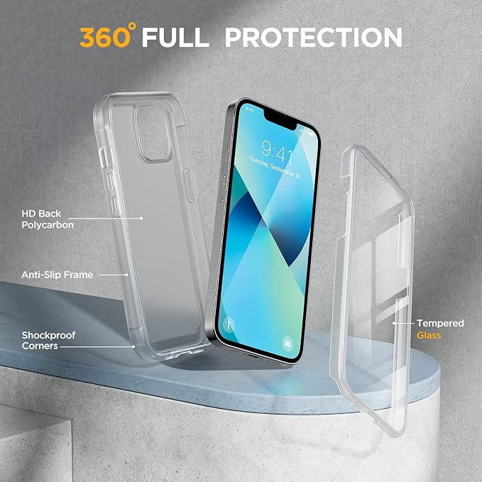 Miracase Compatible with iPhone 13 Mini case 5.4 inch, 2023 Upgrade Full-Body - Image 3