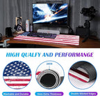 American Flag XXL Extended Mouse Pad, Patriot Large Laptop Pad, Waterproof - Image 5