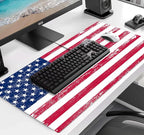 American Flag XXL Extended Mouse Pad, Patriot Large Laptop Pad, Waterproof - Image 3