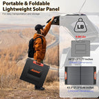 120W Portable Solar Panels for Power Station, Solar Angle Guide, - Image 5