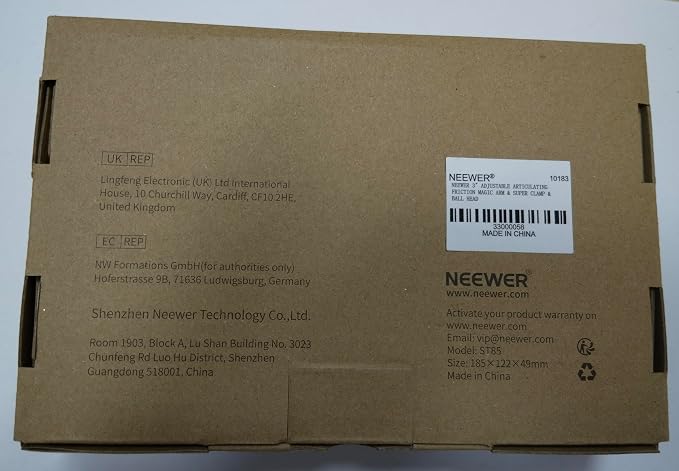 NEEWER Super Clamp with 3" Dual Ballhead Magic Arm, Ball Head Adapter, Cold Shoe - Image 10