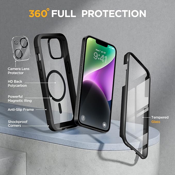Miracase Glass Series Designed for iPhone 14 Plus Case 6.7 inch, 2023 Upgrade - Image 4