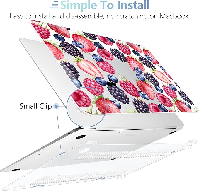 MEEgoodo for MacBook Air 13.3 inch Case 2021 2020 2019 2018 A2337 M1 A2179 A1932 - Image 4