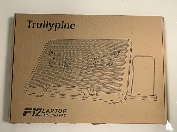Laptop Cooling Pad with 12 Quiet Fans, Slim Portable - Image 10