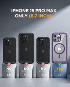 Miracase Magnetic for iPhone 15 Pro Max Case 6.7'' Full-Body Drop Proof Phone - Image 7