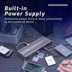 OWC Thunderbolt Go Dock, 11 Ports, Built in Power Supply, 90W Charging - Image 6