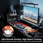 Mouse Pad, Large Huge Moon Over The Sea Desk Mat, Extended Non-Slip Gaming - Image 5